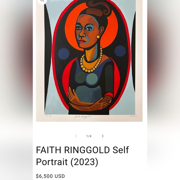 Super Limited Sprayground Faith Ringgold Backpack - Picture 3 of 12